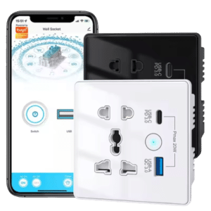 Universal Wifi Wall Socket with 1USB 1C TYPE