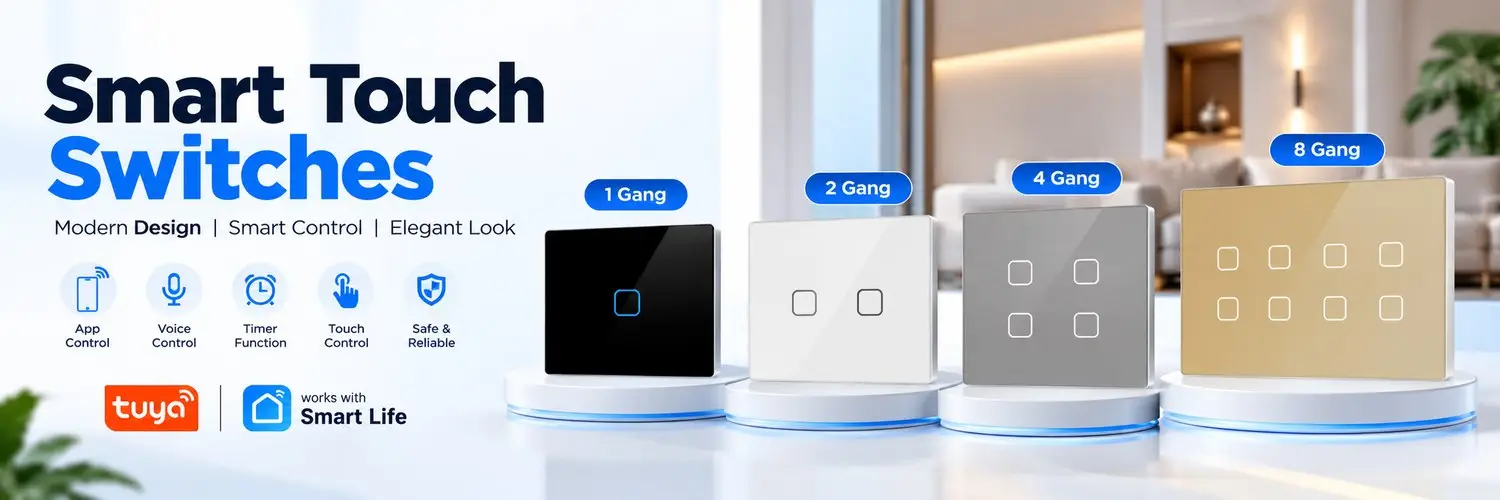 WiFi smart switches for lights and home automation in Pakistan